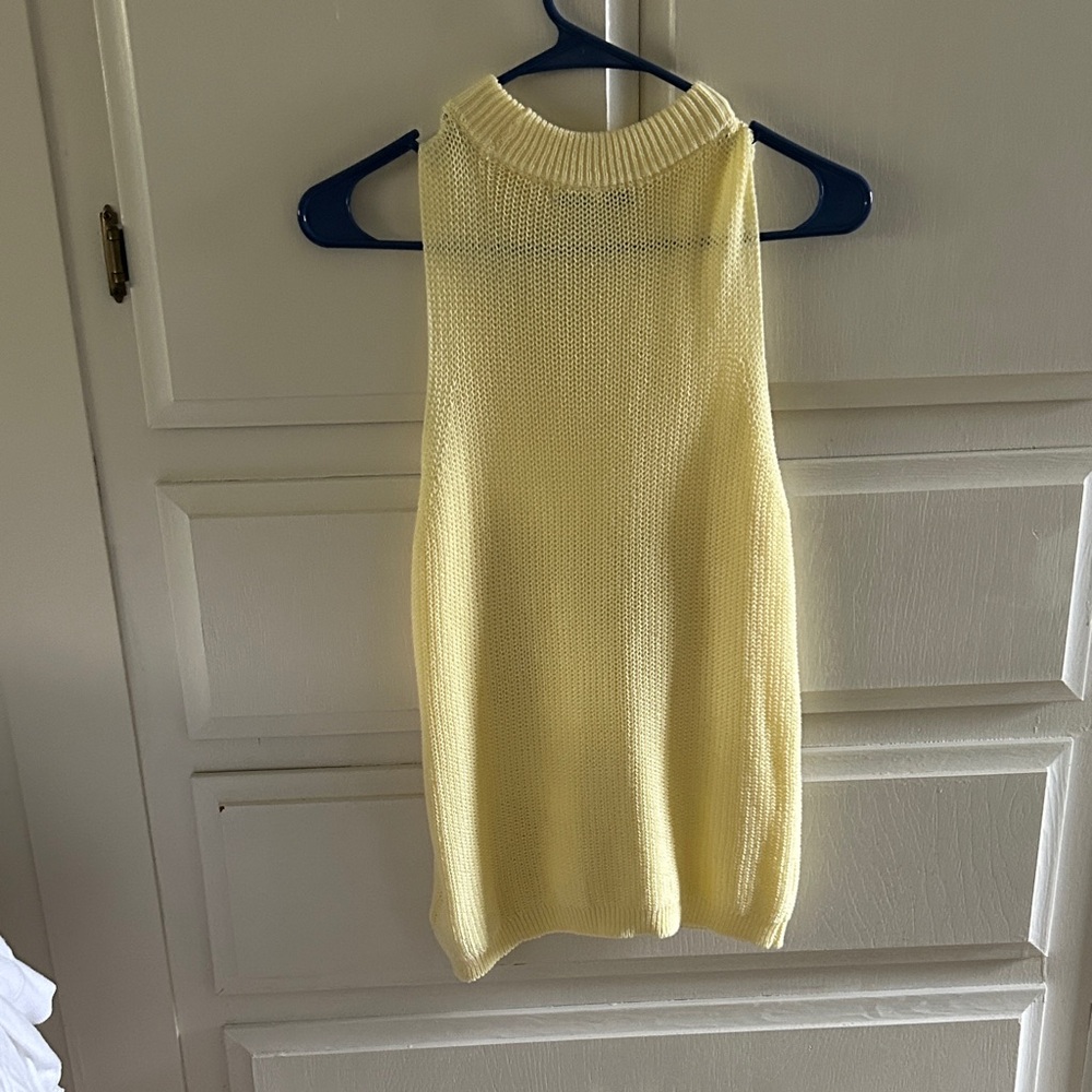 Joe's Jeans Yellow Sleeveless Knit Top